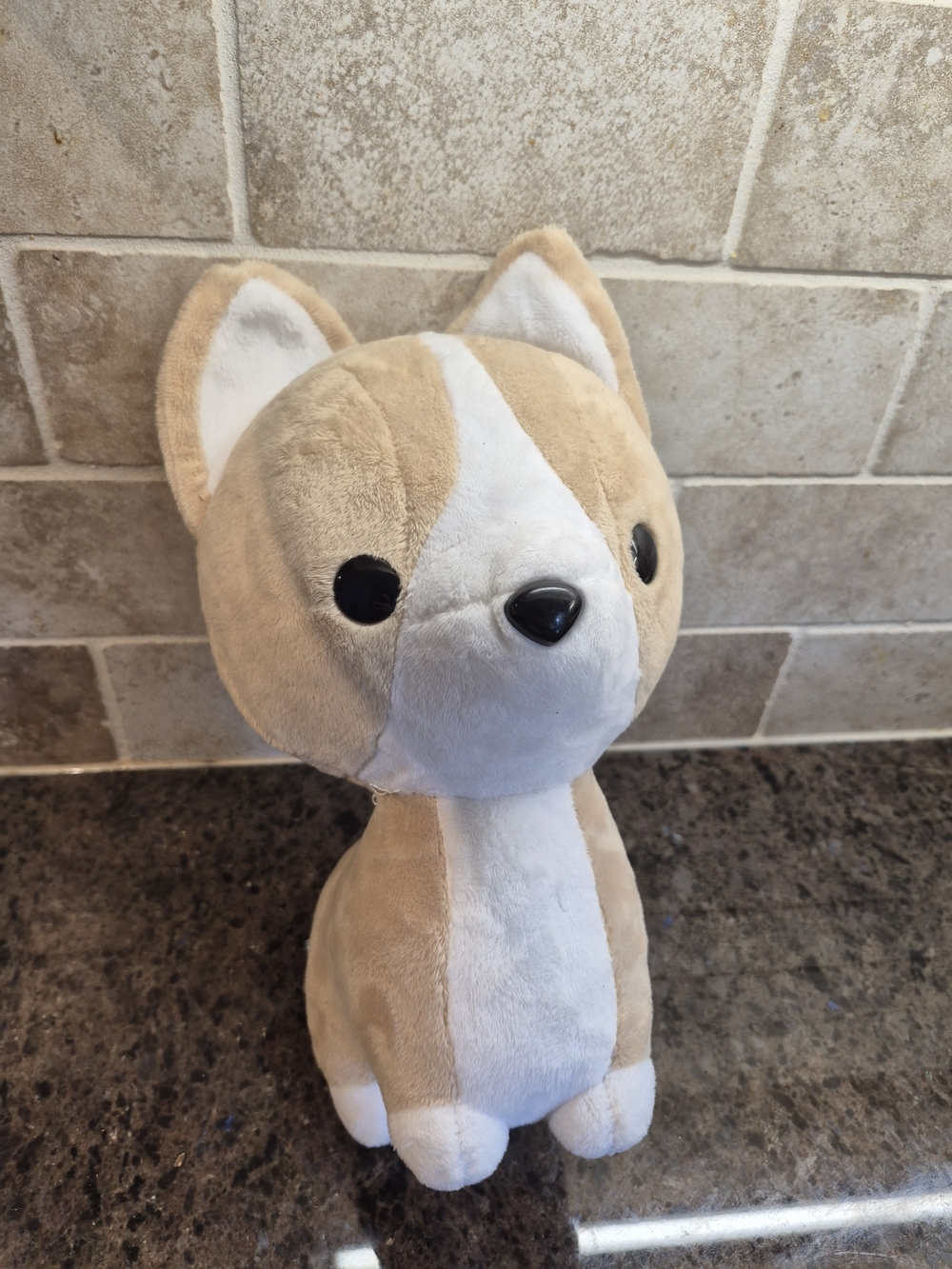 Bellzi Tan Corgi Dog Stuffy Cute Stuffed Animal Plush Puppy Toy